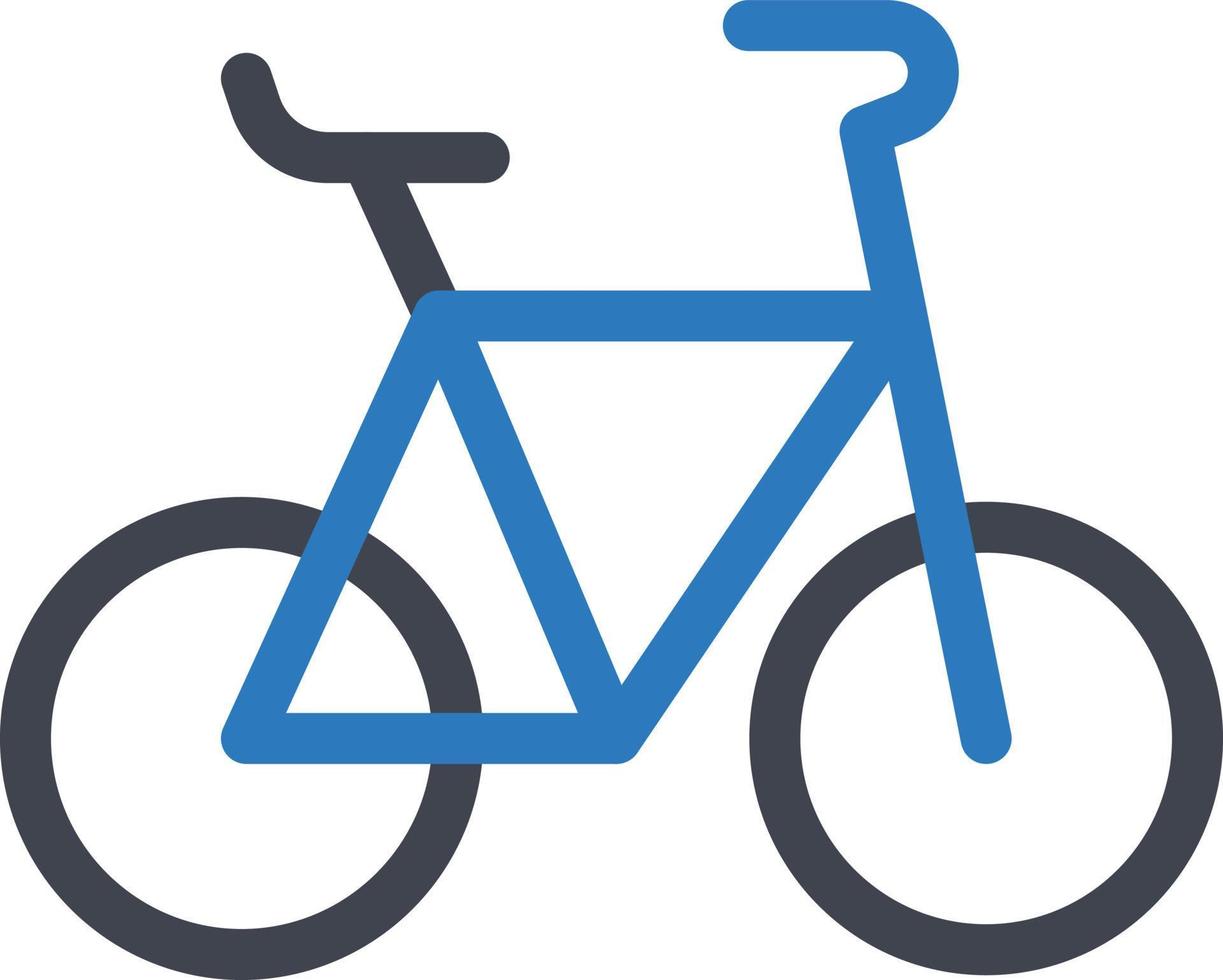 ilustración de vector de bicicleta en un fondo. símbolos de calidad premium. iconos vectoriales para concepto y diseño gráfico.