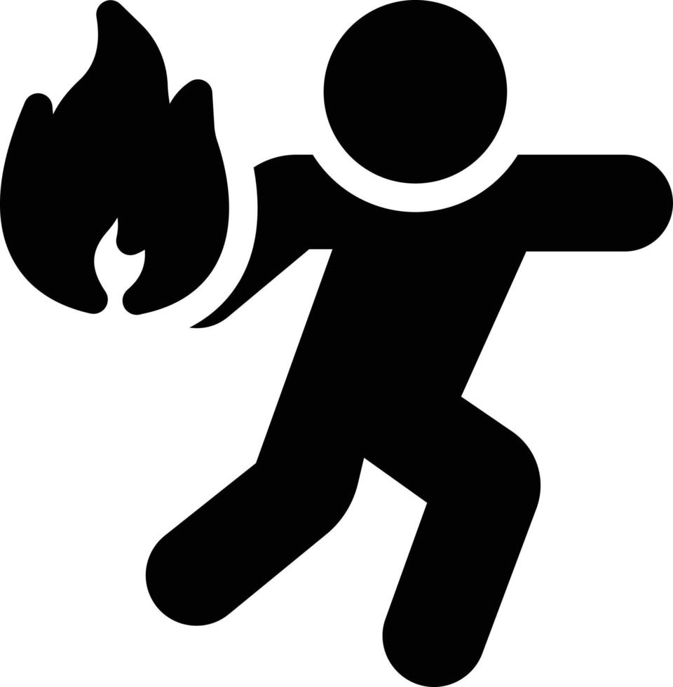 ilustración de vector de fuego en un fondo. símbolos de calidad premium. iconos vectoriales para concepto y diseño gráfico.