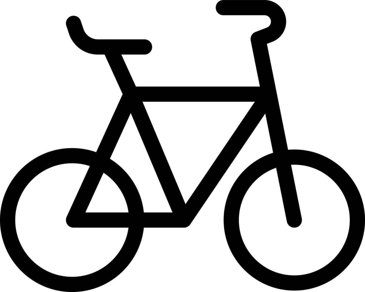ilustración de vector de bicicleta en un fondo. símbolos de calidad premium. iconos vectoriales para concepto y diseño gráfico.