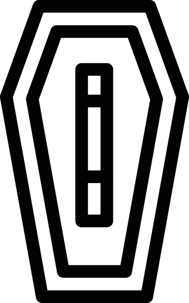 coffin vector illustration on a background.Premium quality symbols.vector icons for concept and graphic design.