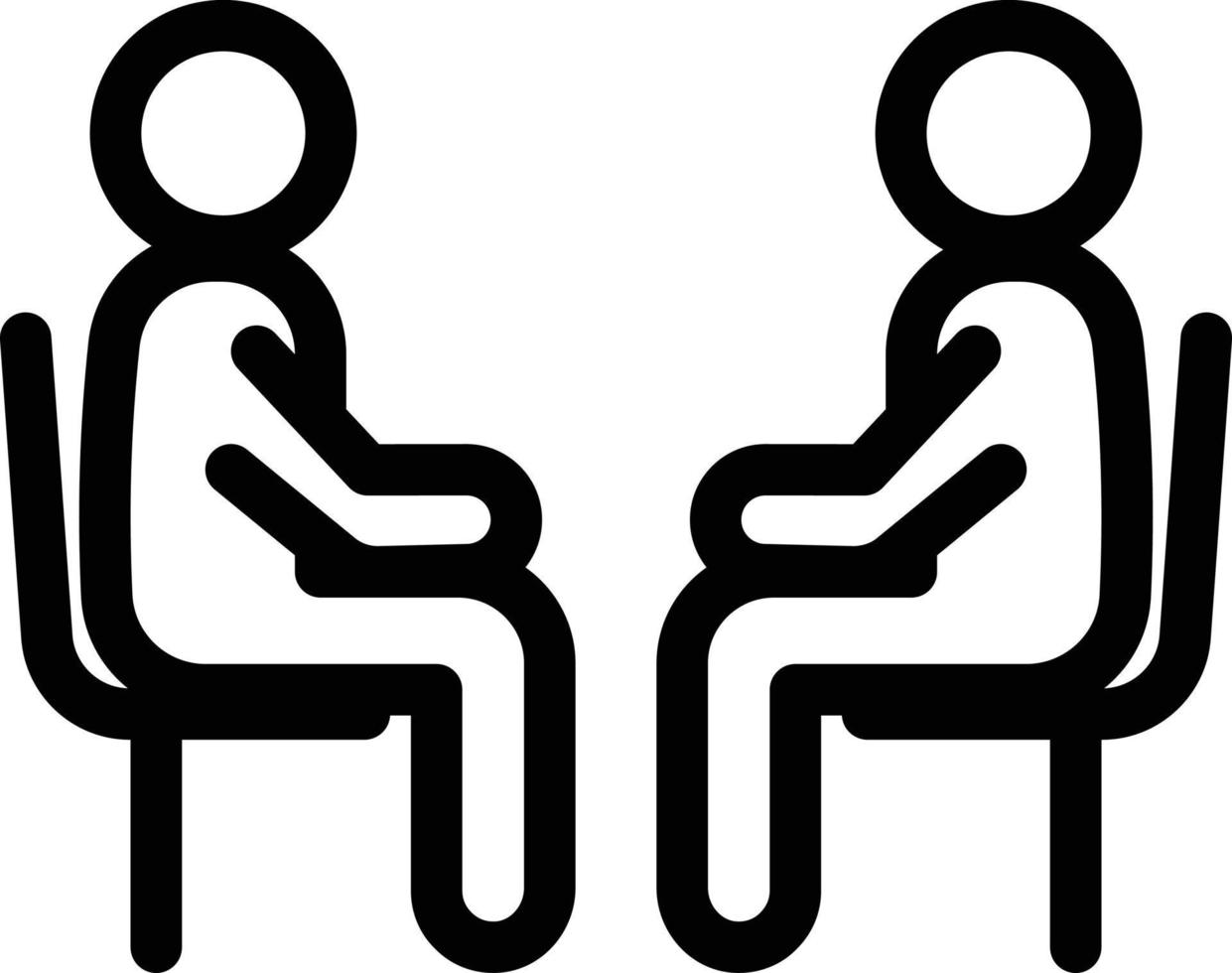 interview vector illustration on a background.Premium quality symbols.vector icons for concept and graphic design.