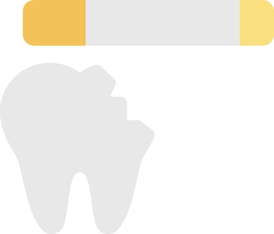 ilustración vectorial de dientes en un fondo. símbolos de calidad premium. iconos vectoriales para concepto y diseño gráfico. vector