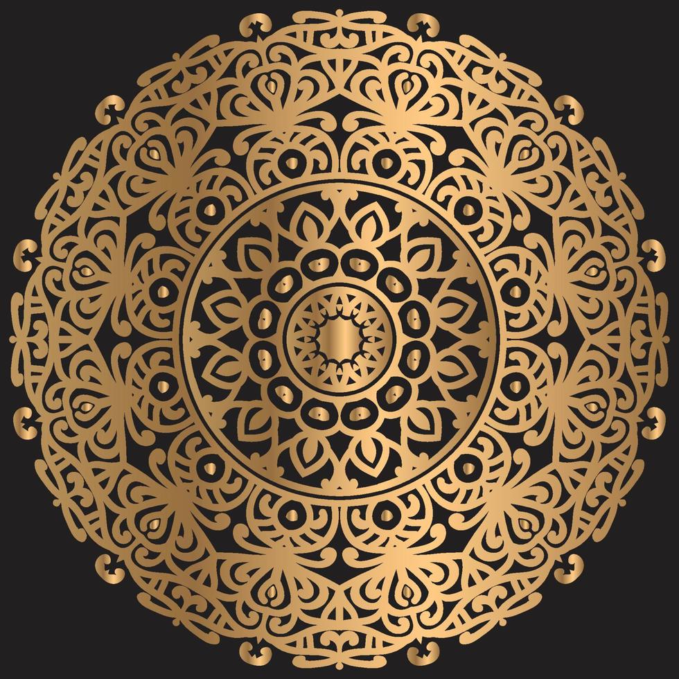 Luxury ornamental mandala design background vector