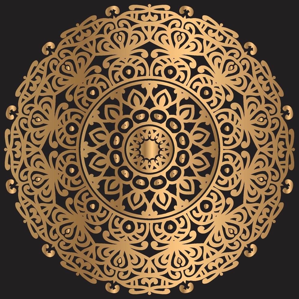 Fondo de diseño de mandala ornamental de lujo vector