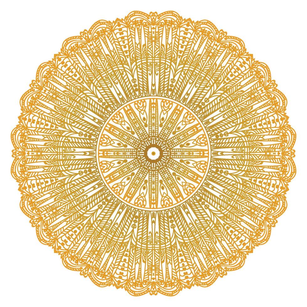 Luxury ornamental mandala design background vector