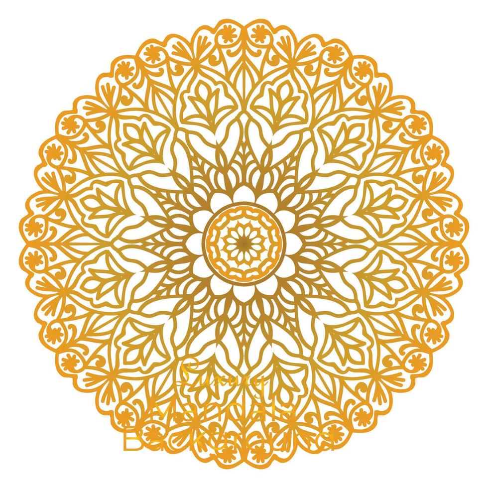 Luxury ornamental mandala design background vector