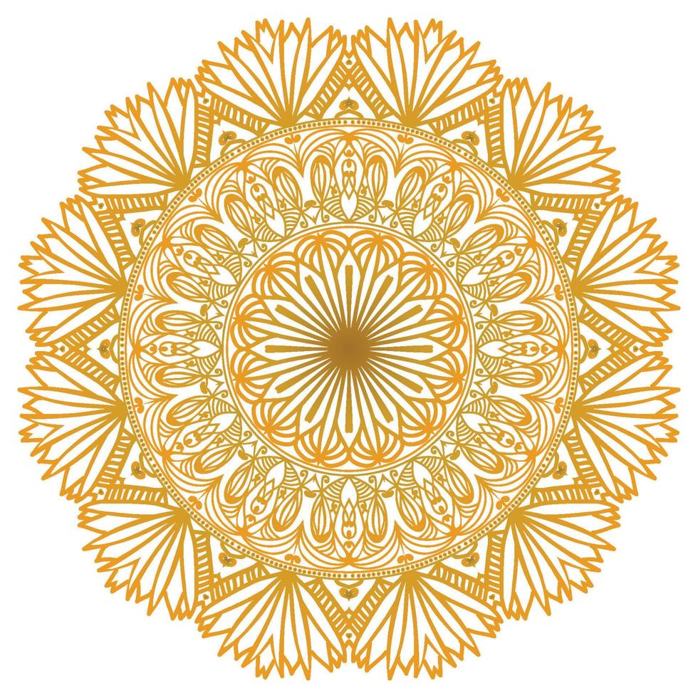 Luxury ornamental mandala design background vector