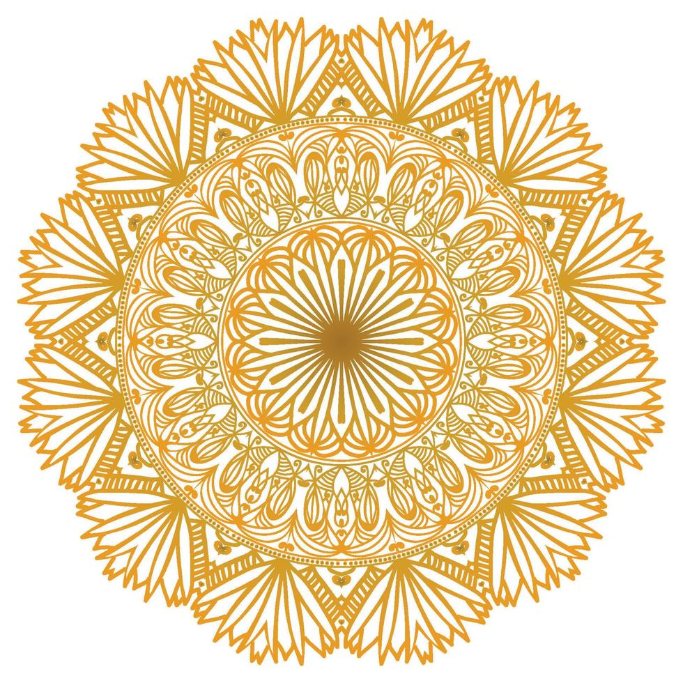 Luxury ornamental mandala design background vector