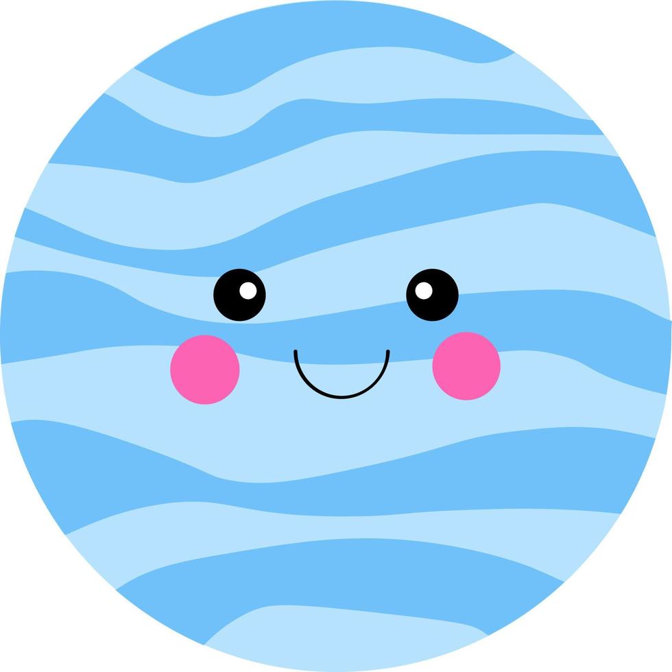 Cartoon planet vector. full color planet illustration vector