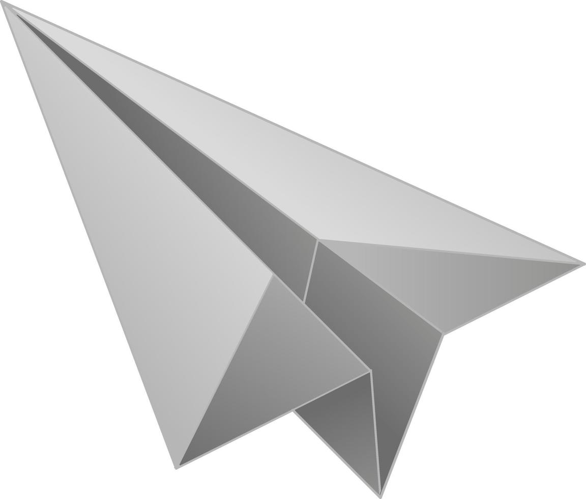 Paper plane logo symbol design vector