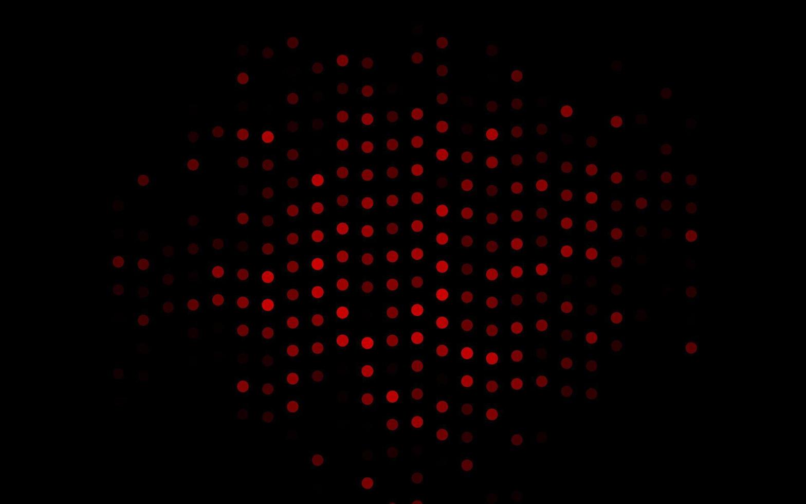 Dark Red vector cover with spots.