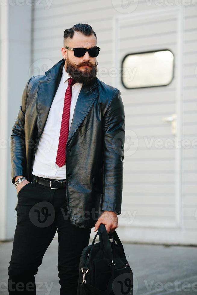 handsome man in a suit photo