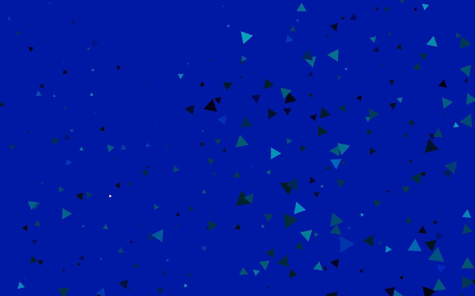 Light BLUE vector background with triangles.