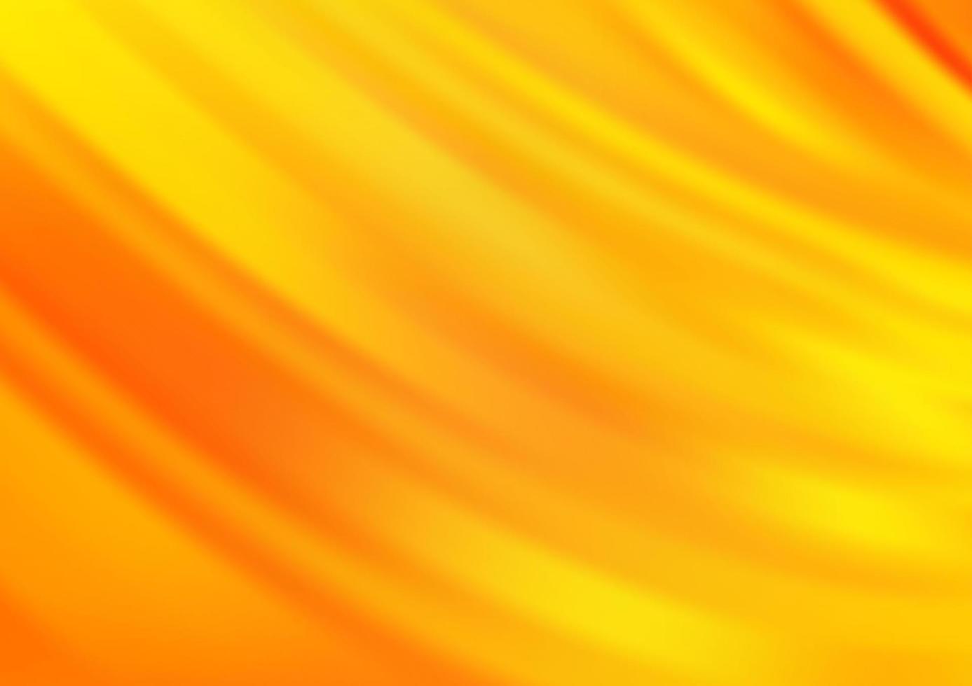 Light Yellow, Orange vector pattern with liquid shapes.