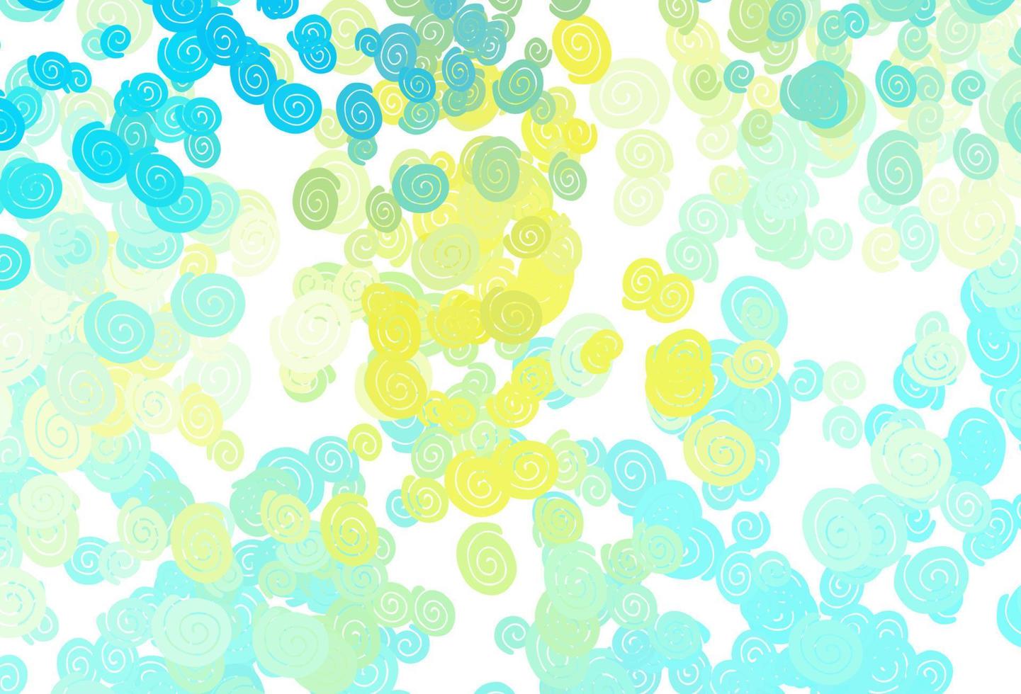 Light Blue, Yellow vector template with abstract lines.