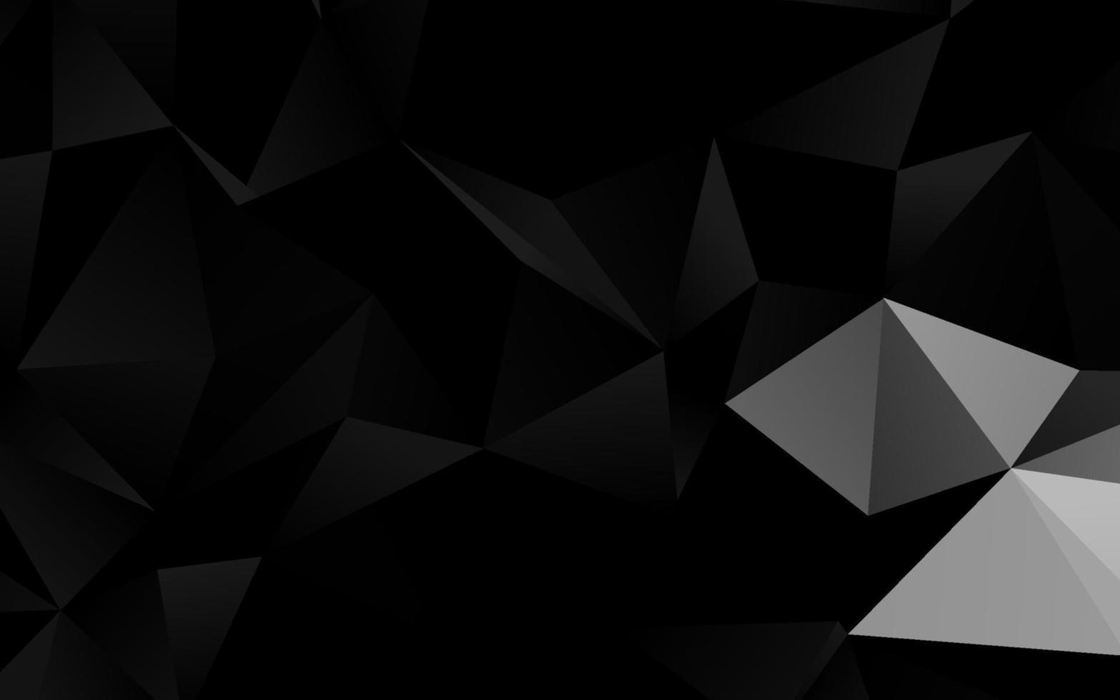 Dark Silver, Gray vector blurry triangle texture.