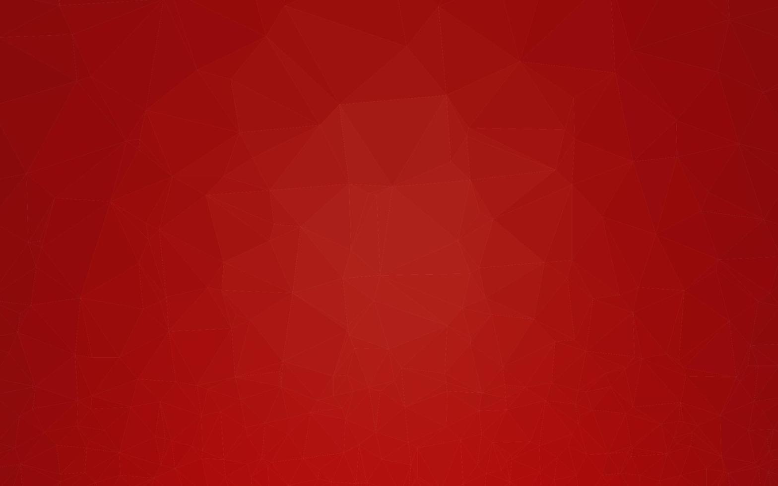 Light Red vector shining triangular background.