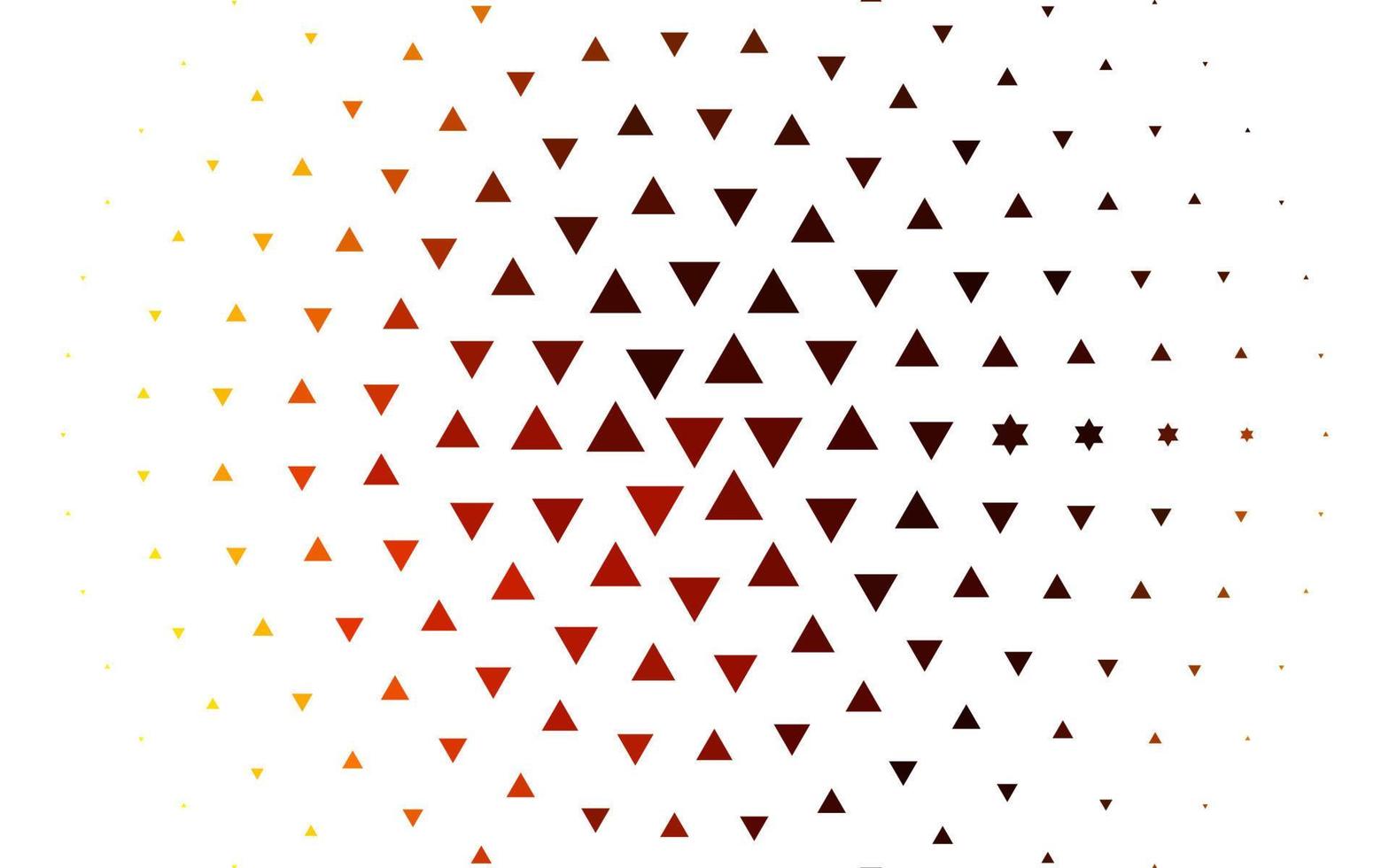 Light Yellow, Orange vector pattern in polygonal style.