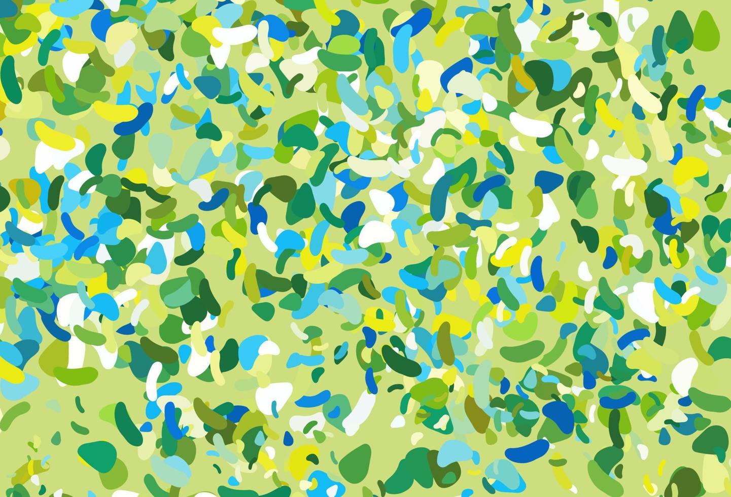 Light Blue, Yellow vector pattern with chaotic shapes.
