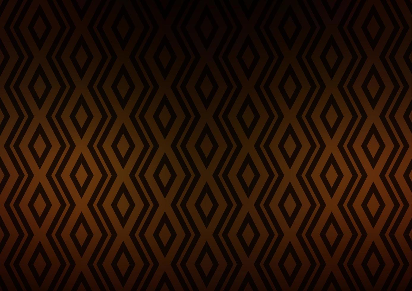 Dark Yellow, Orange vector pattern with lines, rectangles.