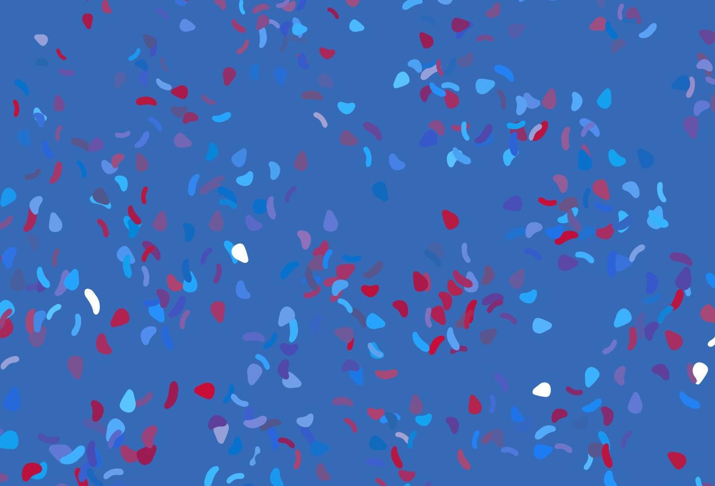 Light Blue, Red vector template with memphis shapes.