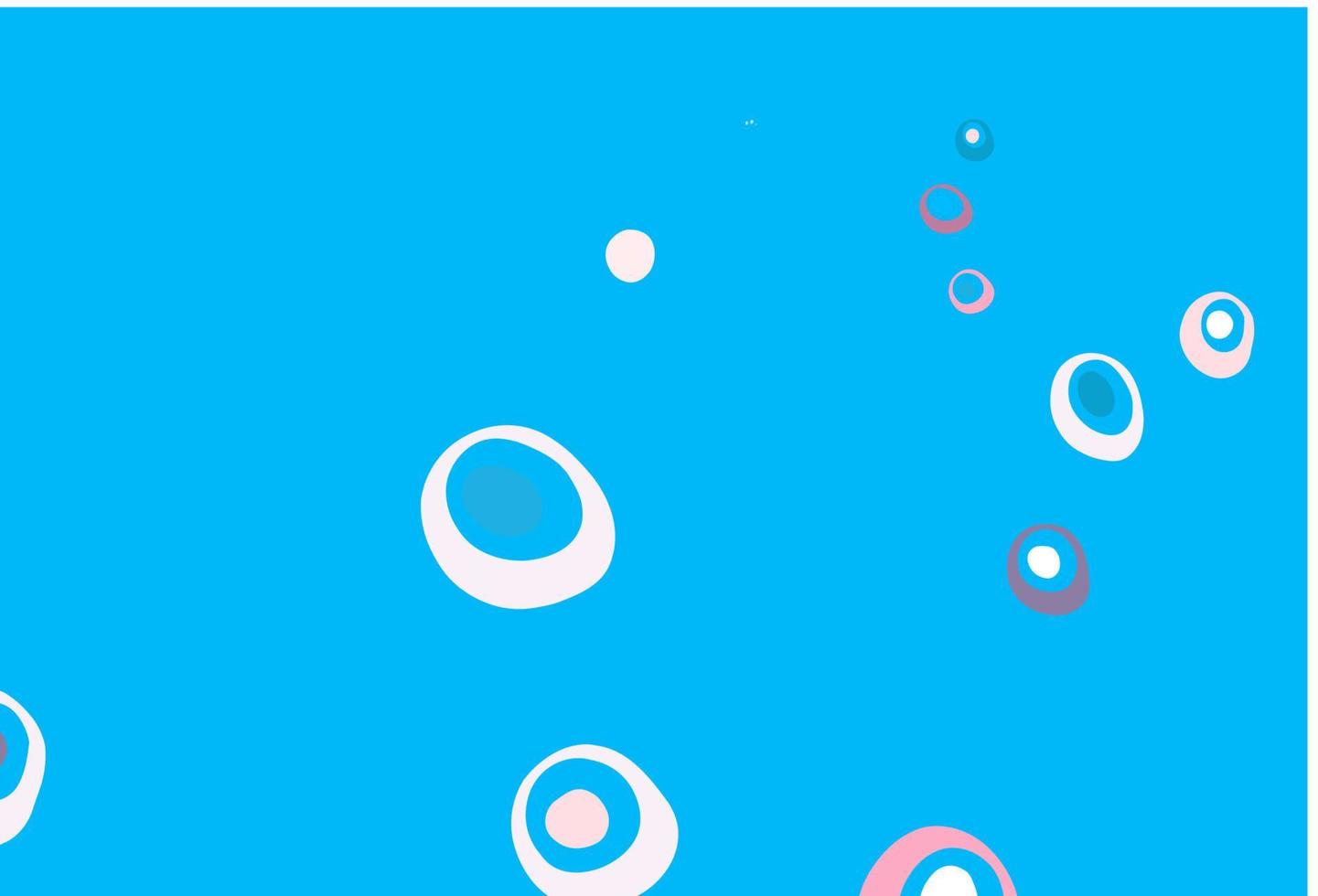 Light Blue, Red vector layout with circle shapes.