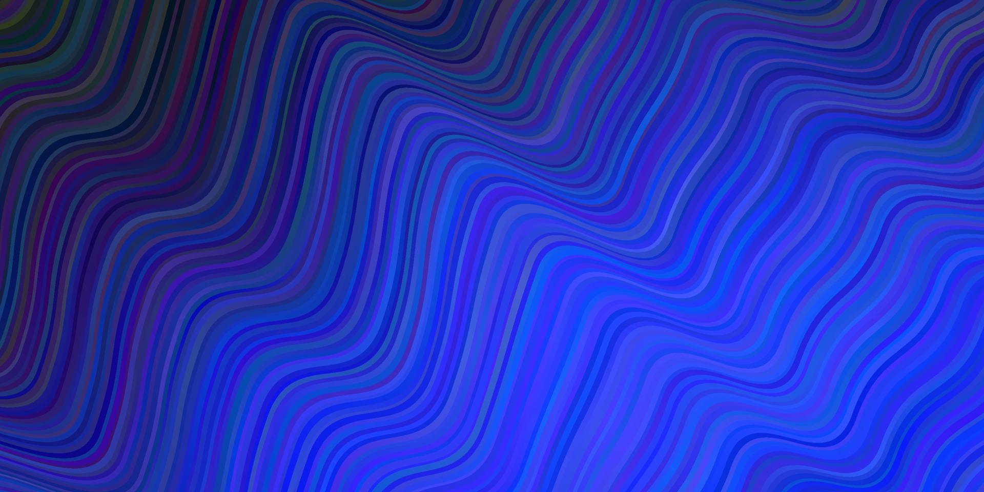 Dark BLUE vector backdrop with bent lines.