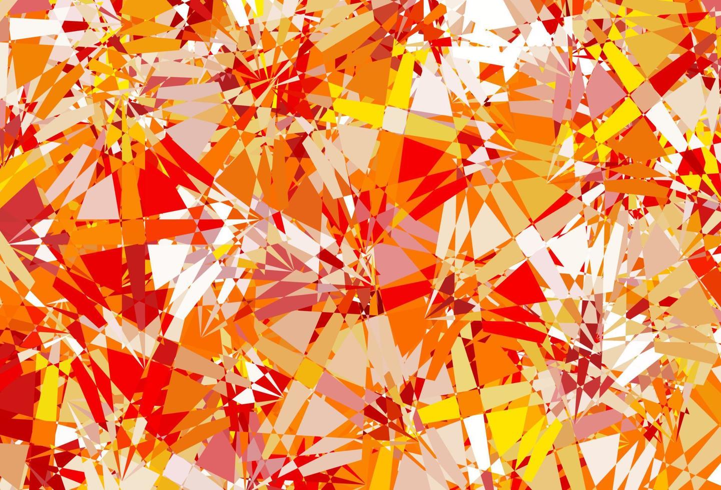 Dark Brown vector pattern with polygonal shapes.