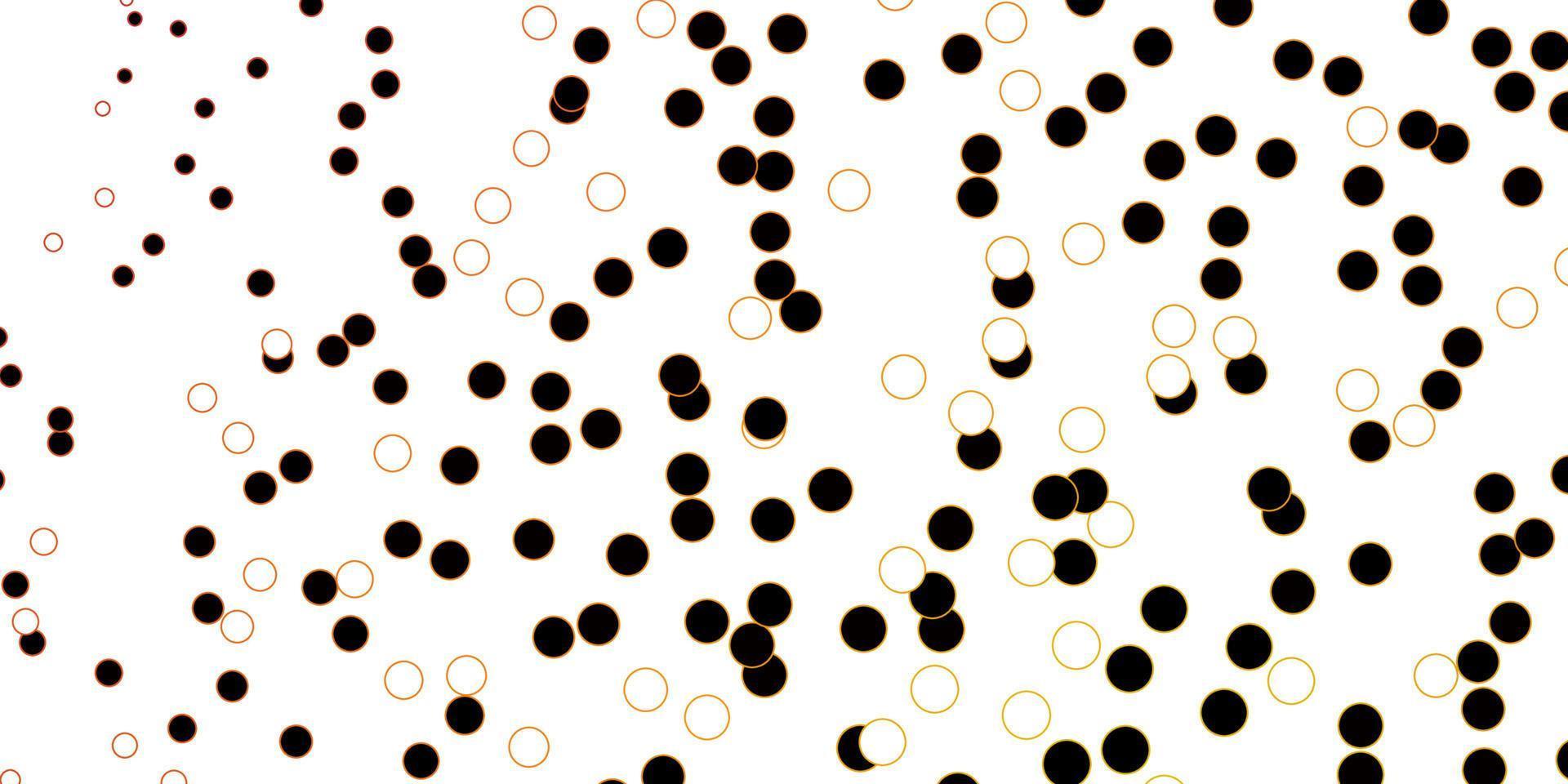 Dark Red, Yellow vector template with circles.