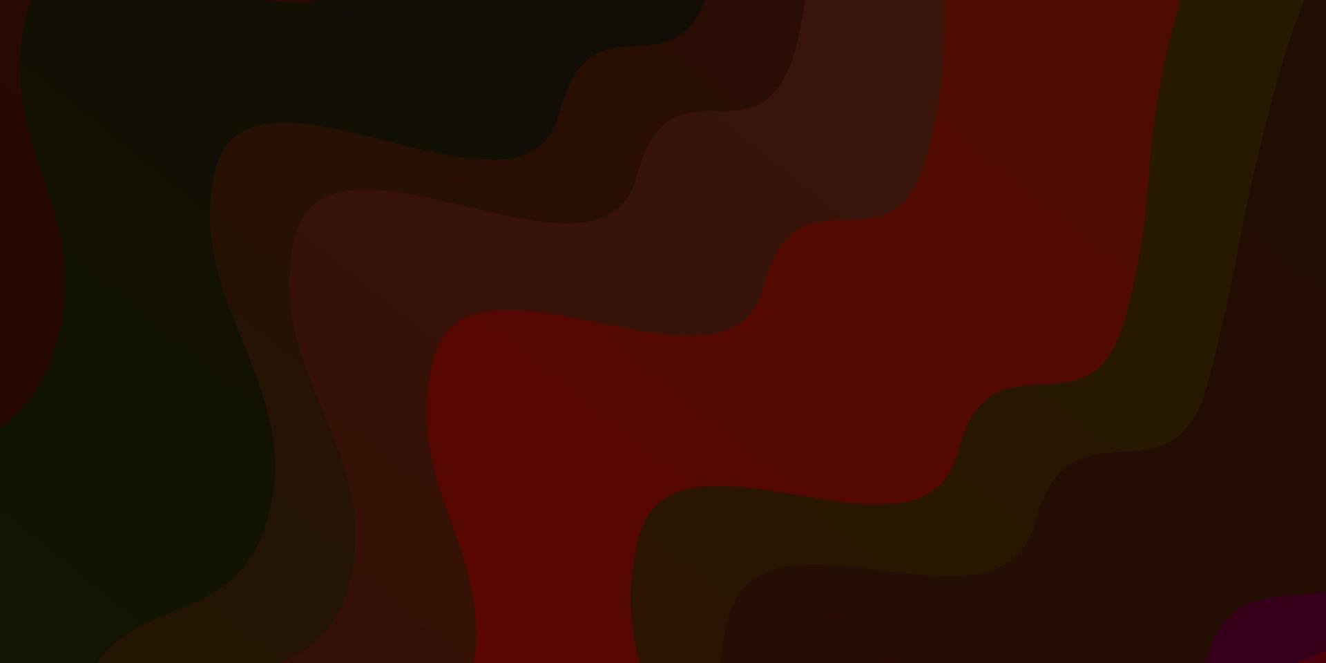 Dark Red vector pattern with curves.