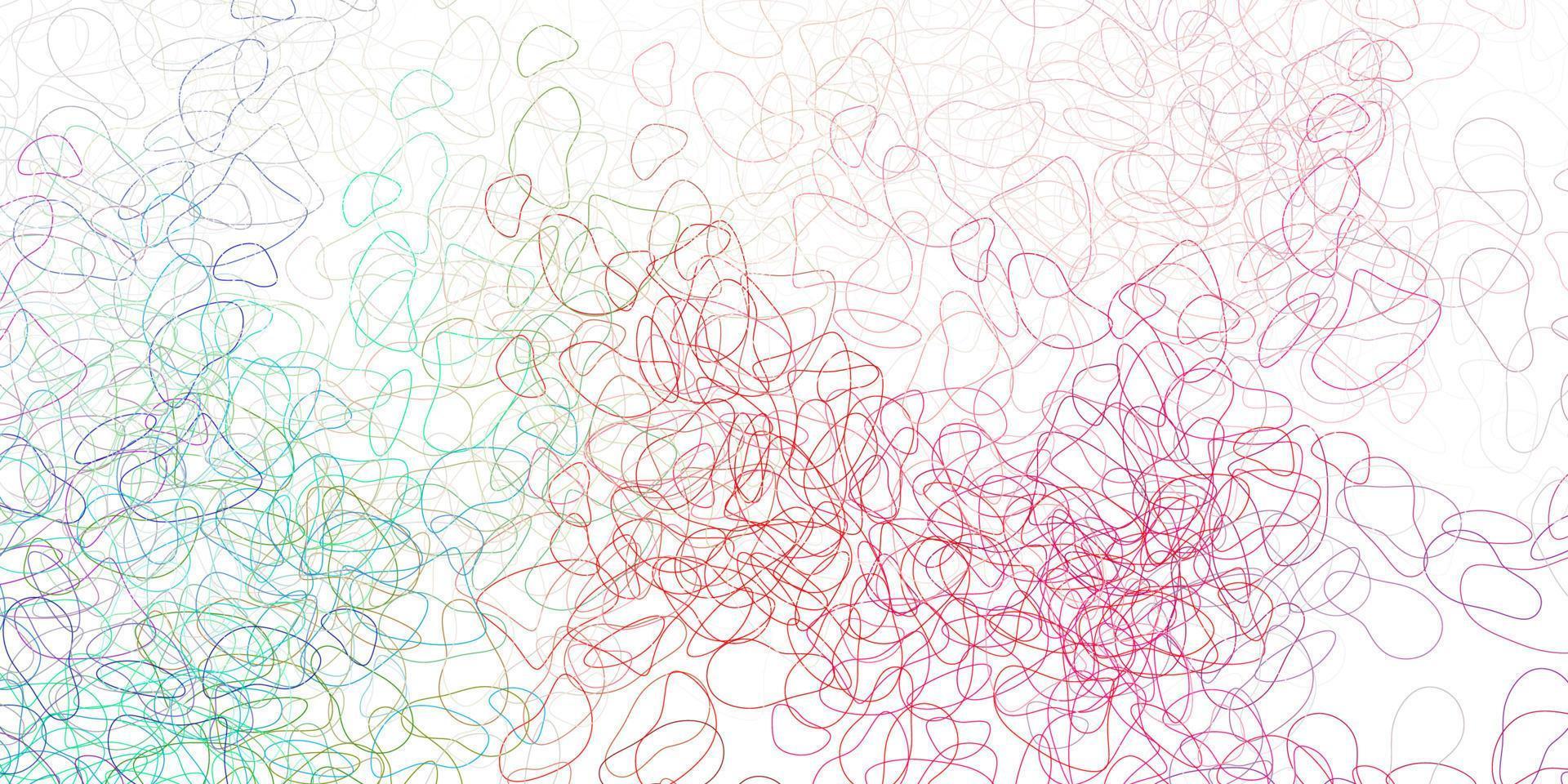 Light green, red vector template with abstract forms.