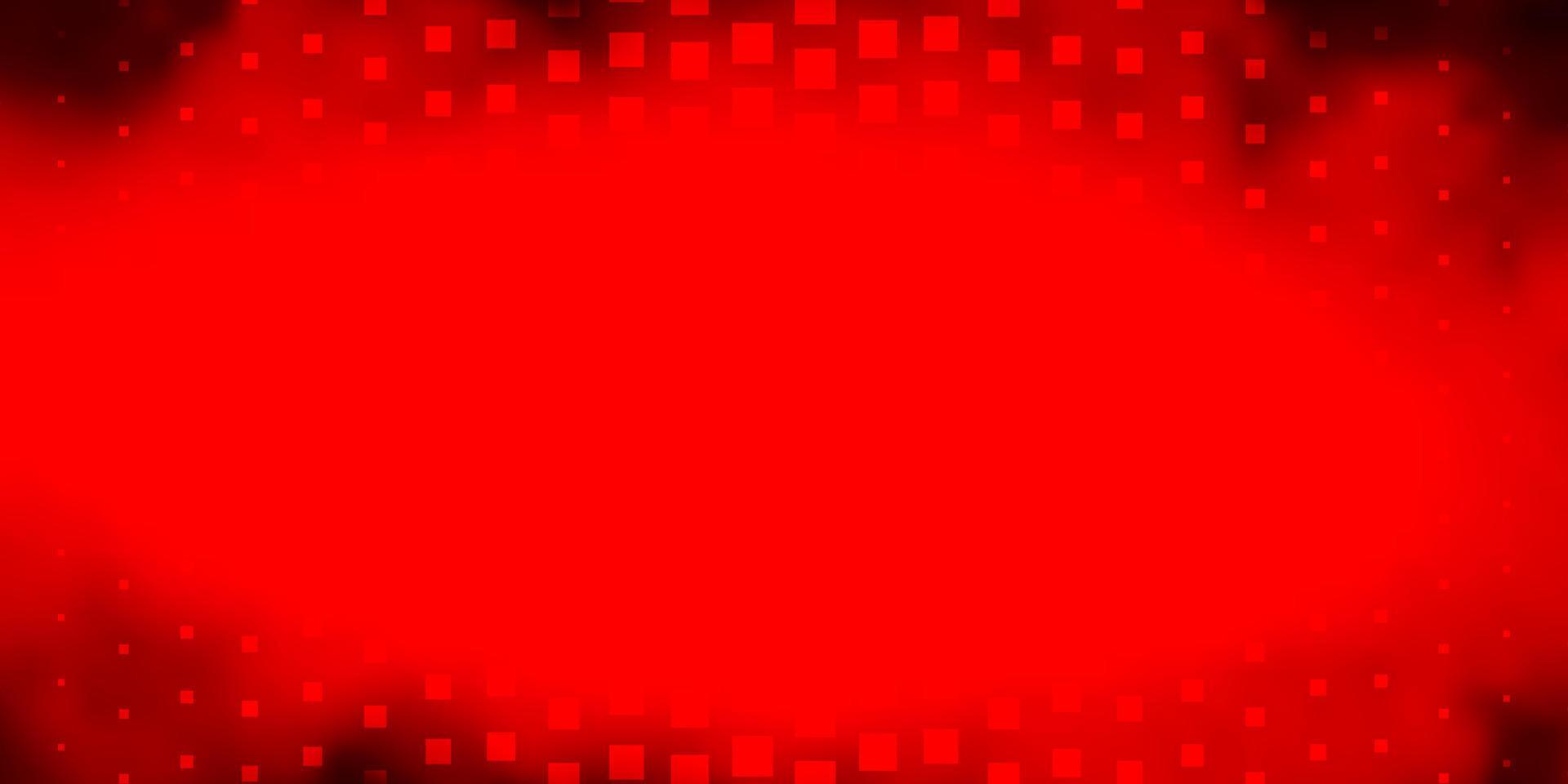 Dark Red, Yellow vector background with rectangles.