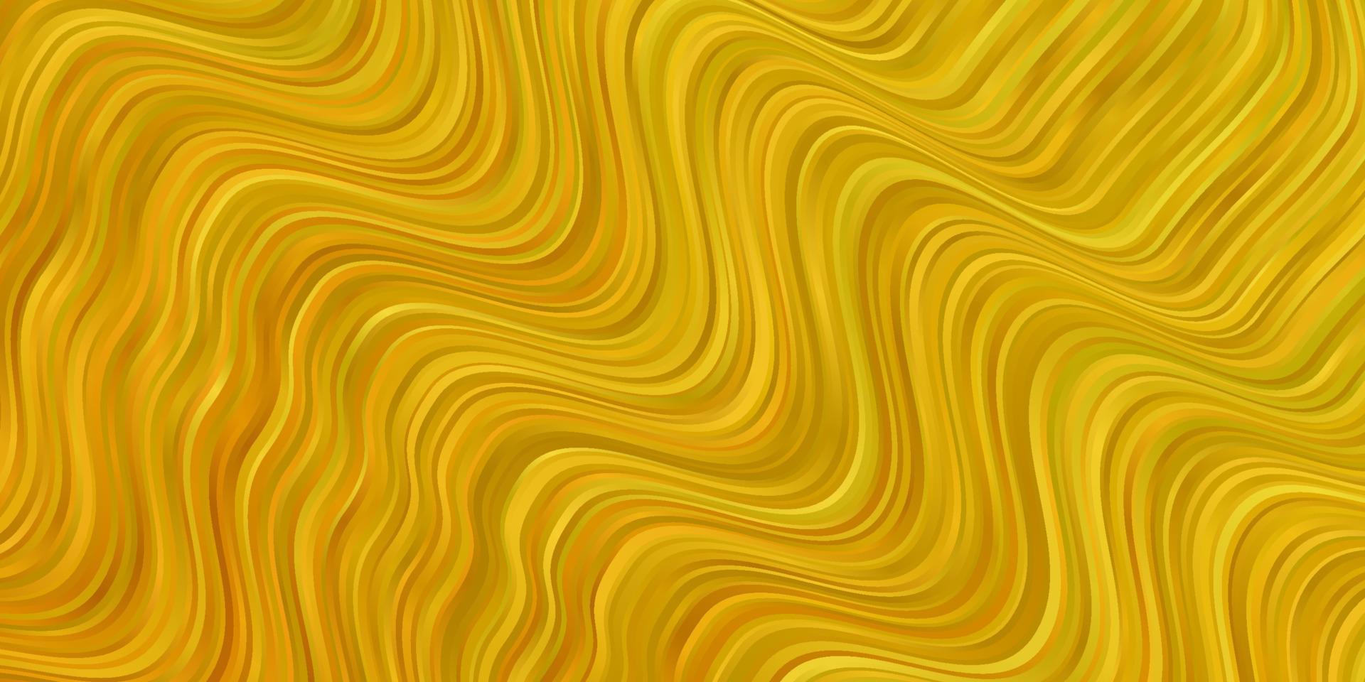 Dark Yellow vector backdrop with circular arc.