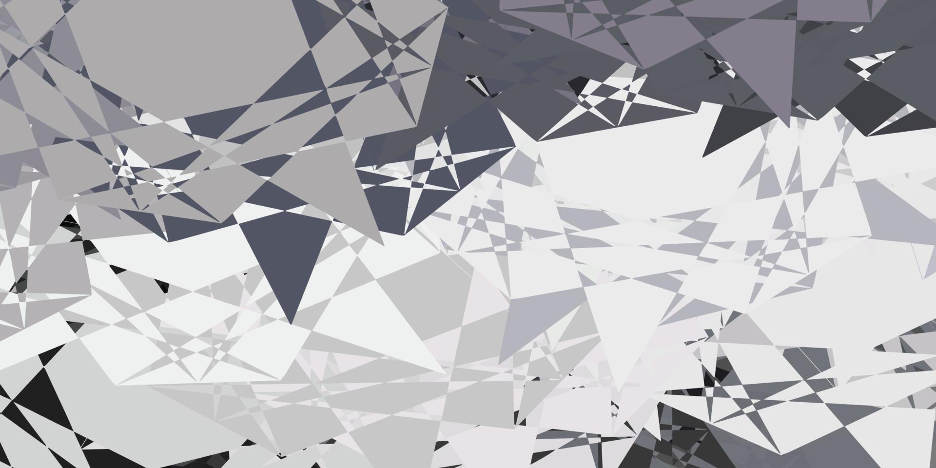 Light Gray vector background with polygonal forms.