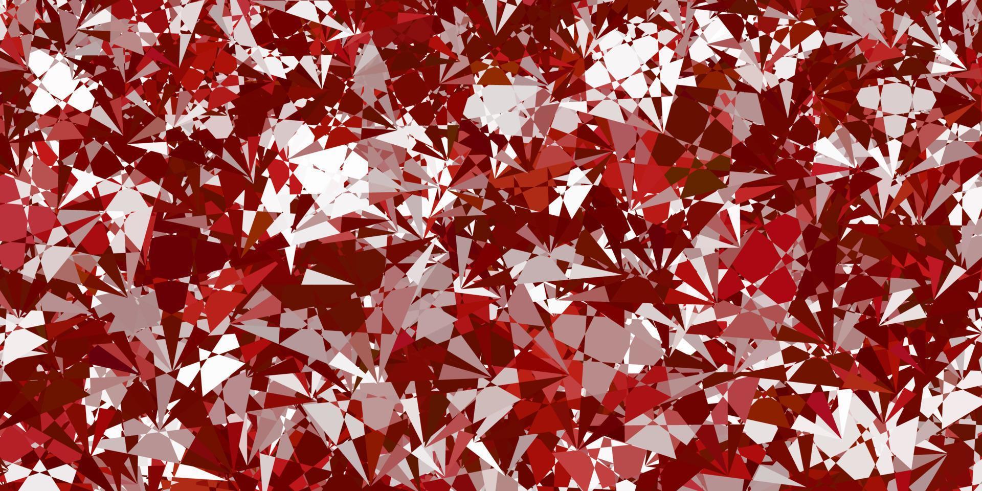 Light Brown vector pattern with polygonal shapes.