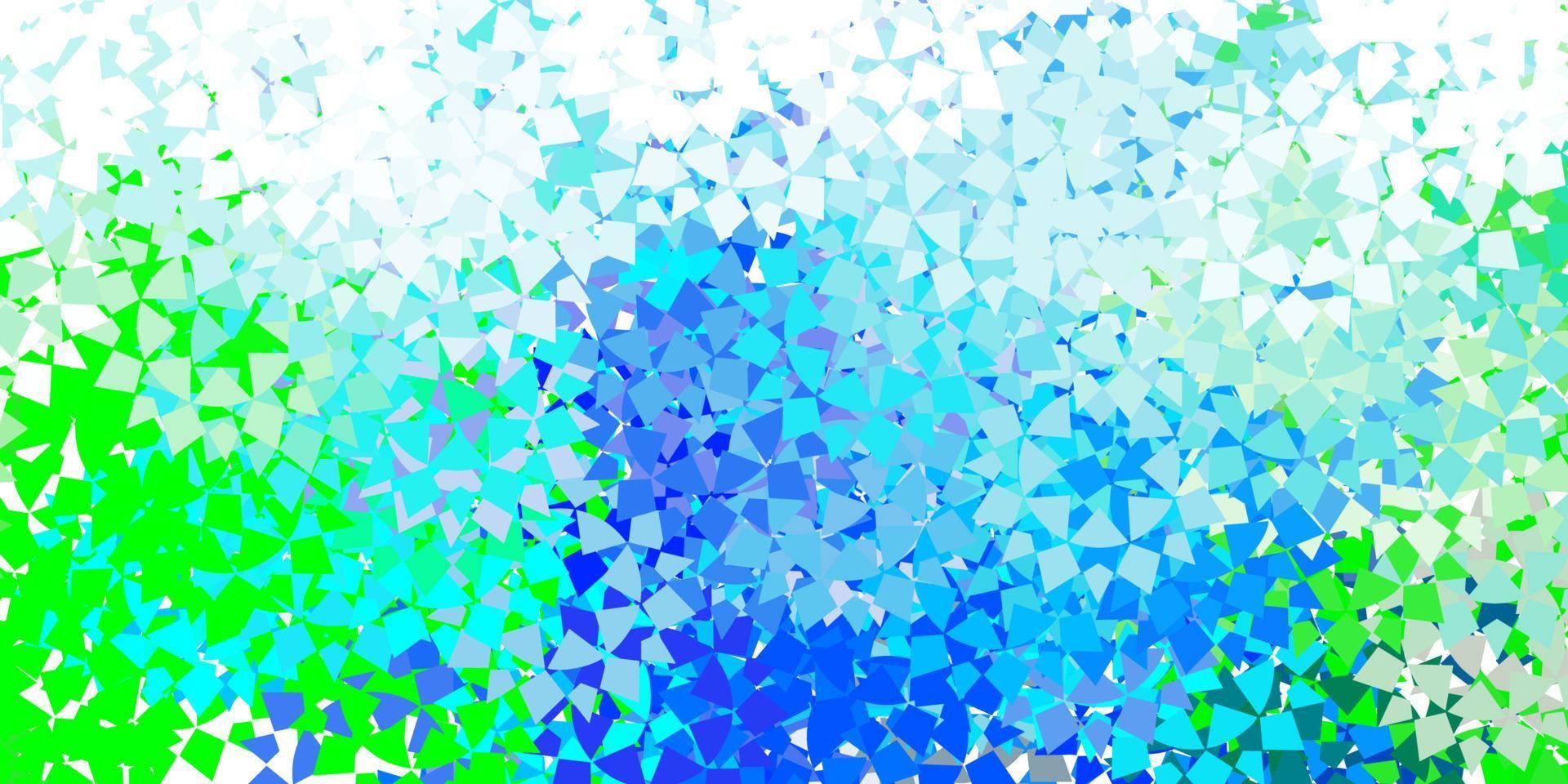 Light blue vector backdrop with lines, triangles.