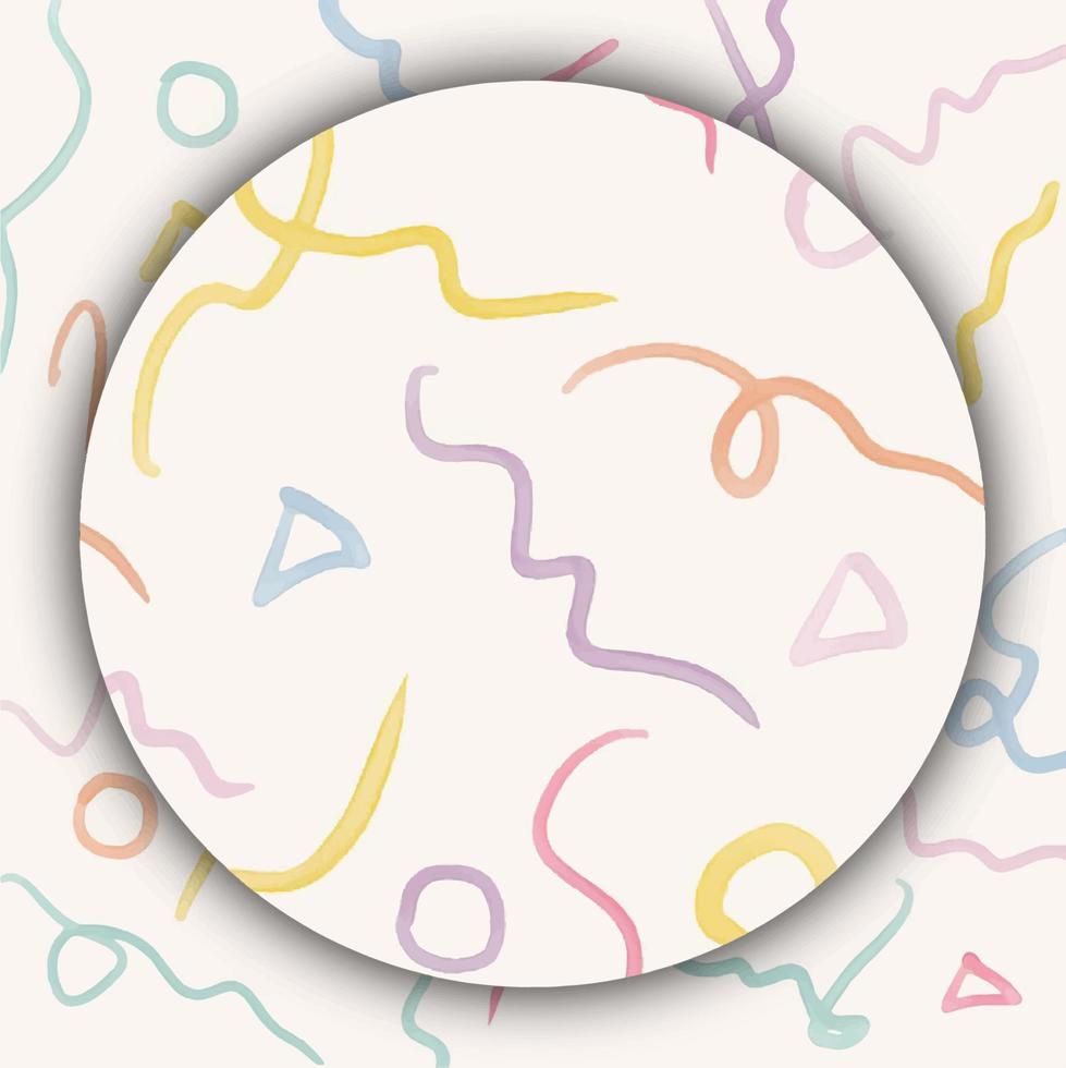 Moving colorful lines of abstract background vector