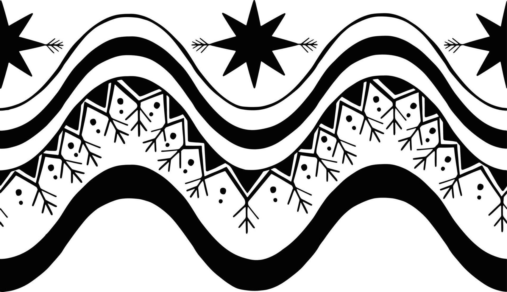 pattern ethnic motifs geometric seamless textile ornament vector