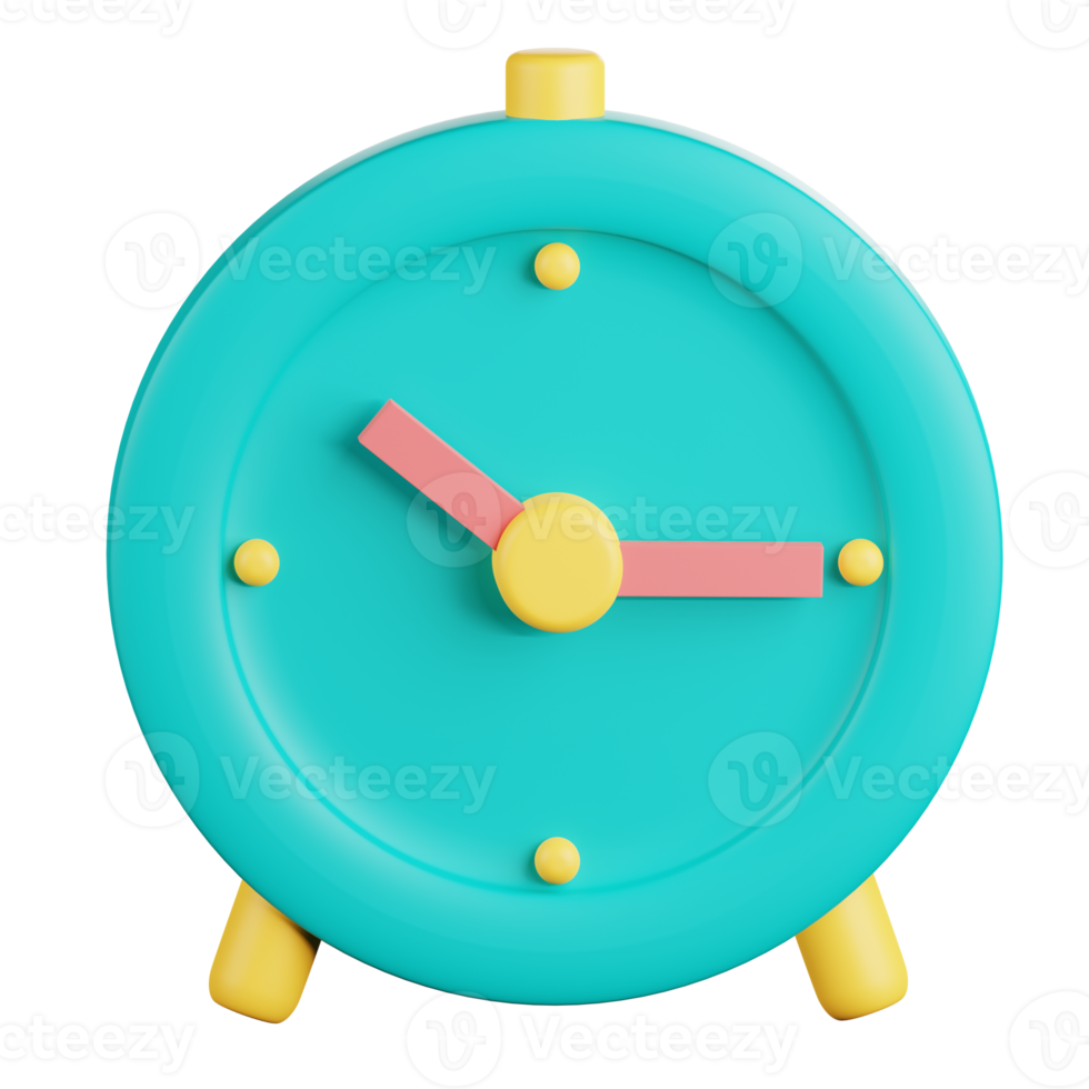 Clock 3d icon png