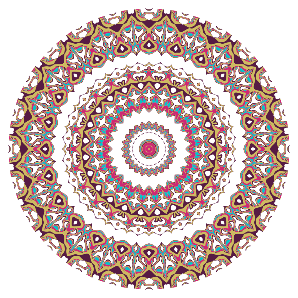 Mandala pattern decoration png