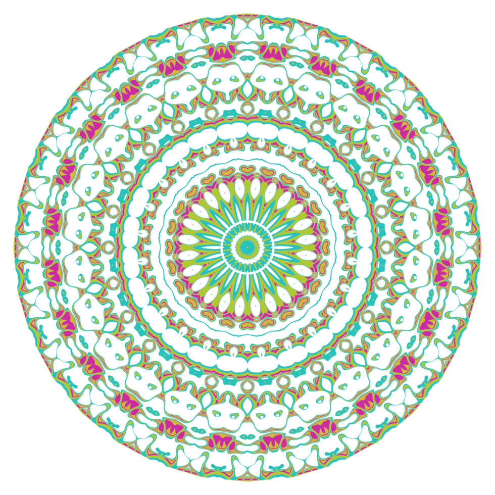 Mandala art illustration png