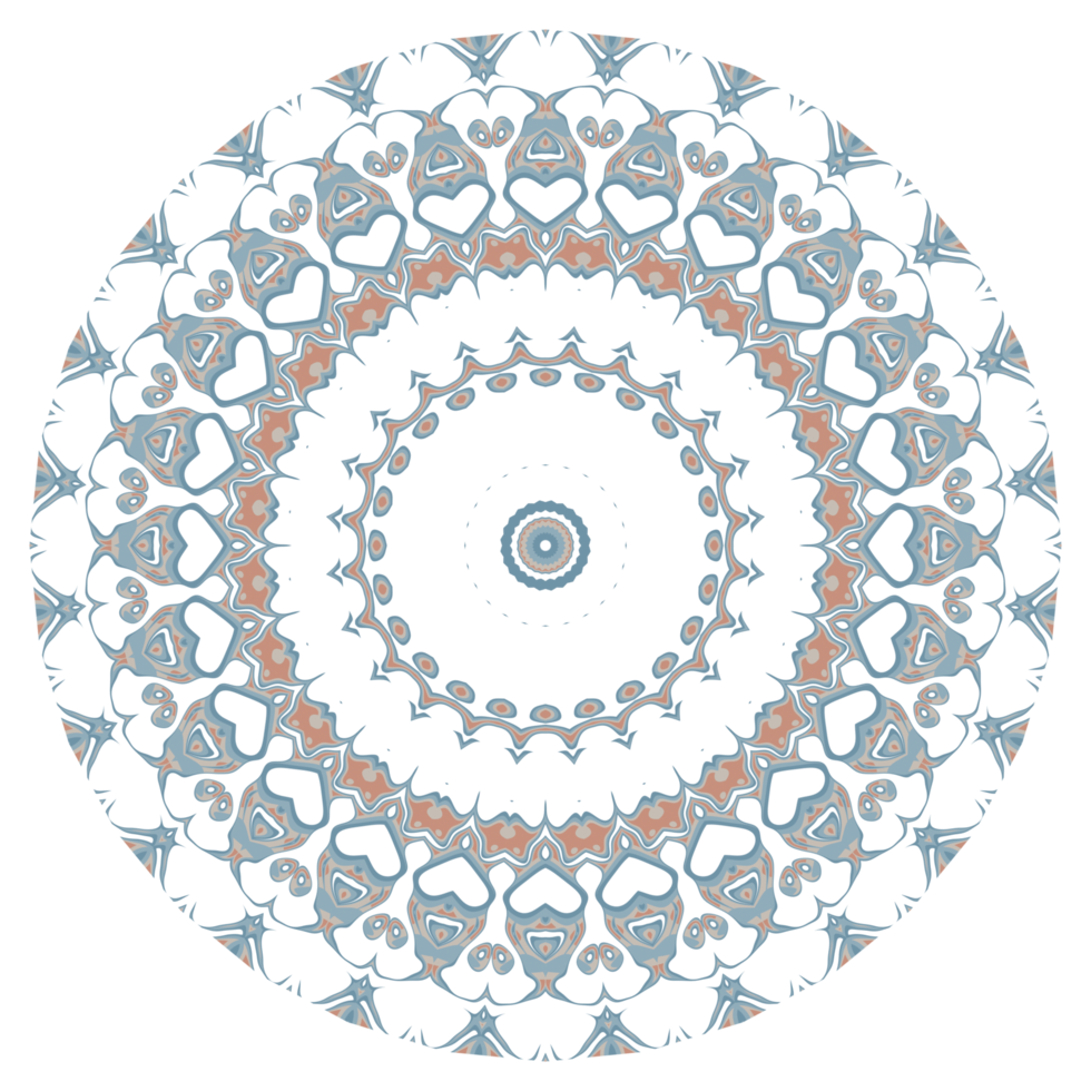 padrão de círculo de mandala png