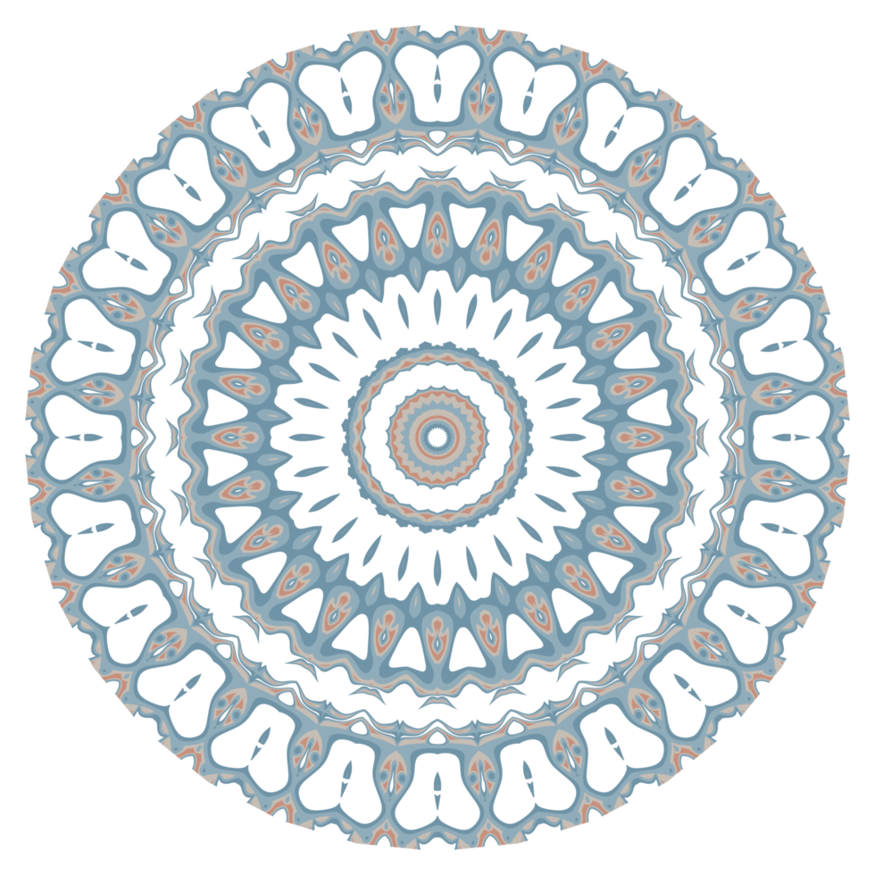 Mandala circle pattern png