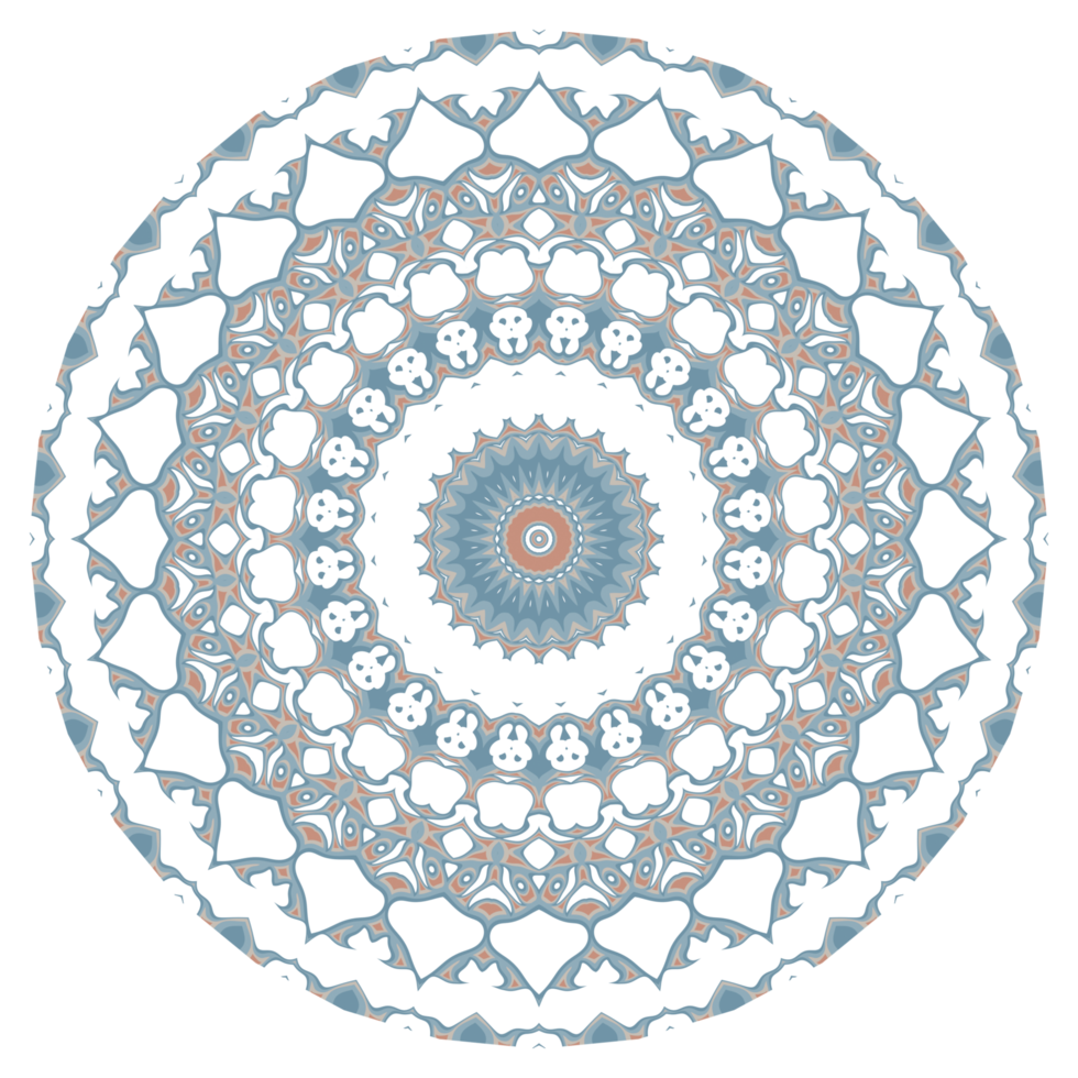 Mandala circle pattern png