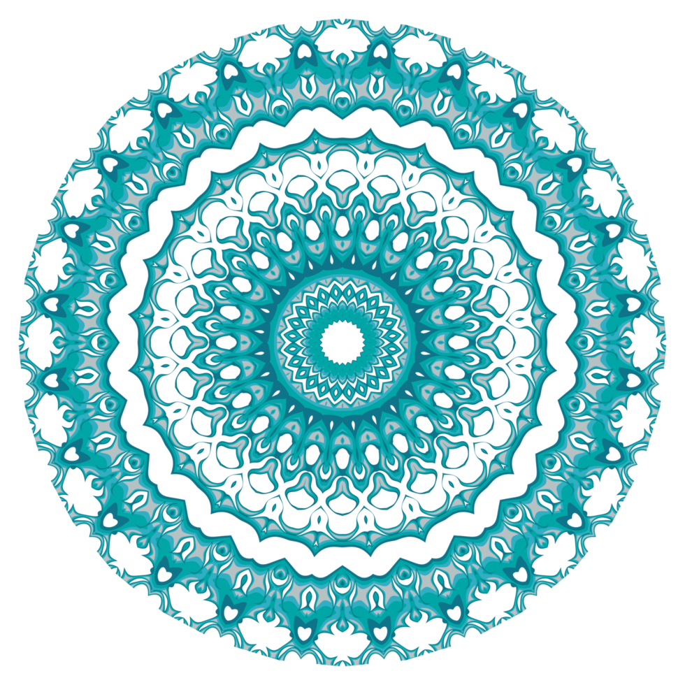 mandala runt mönster png