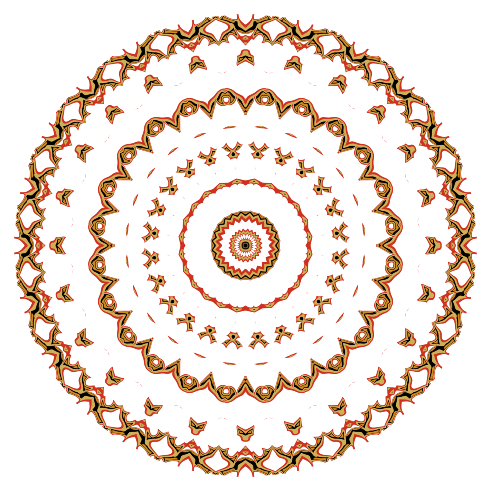 illustration de modèle de mandala png