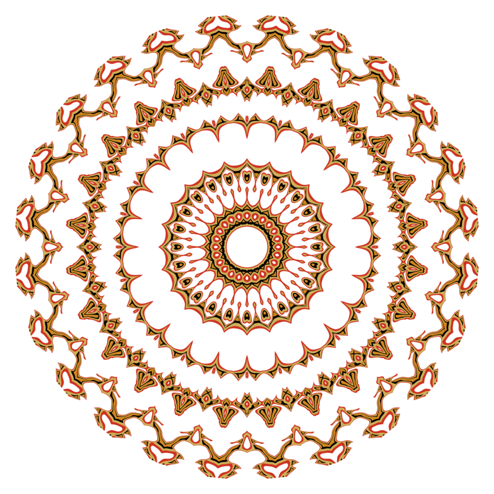 illustrazione del modello di mandala png