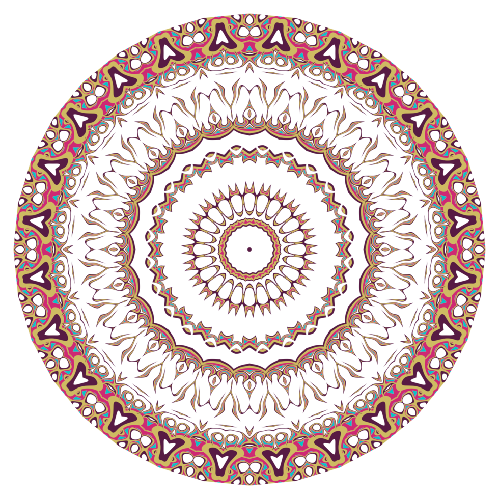 Mandala pattern decoration png