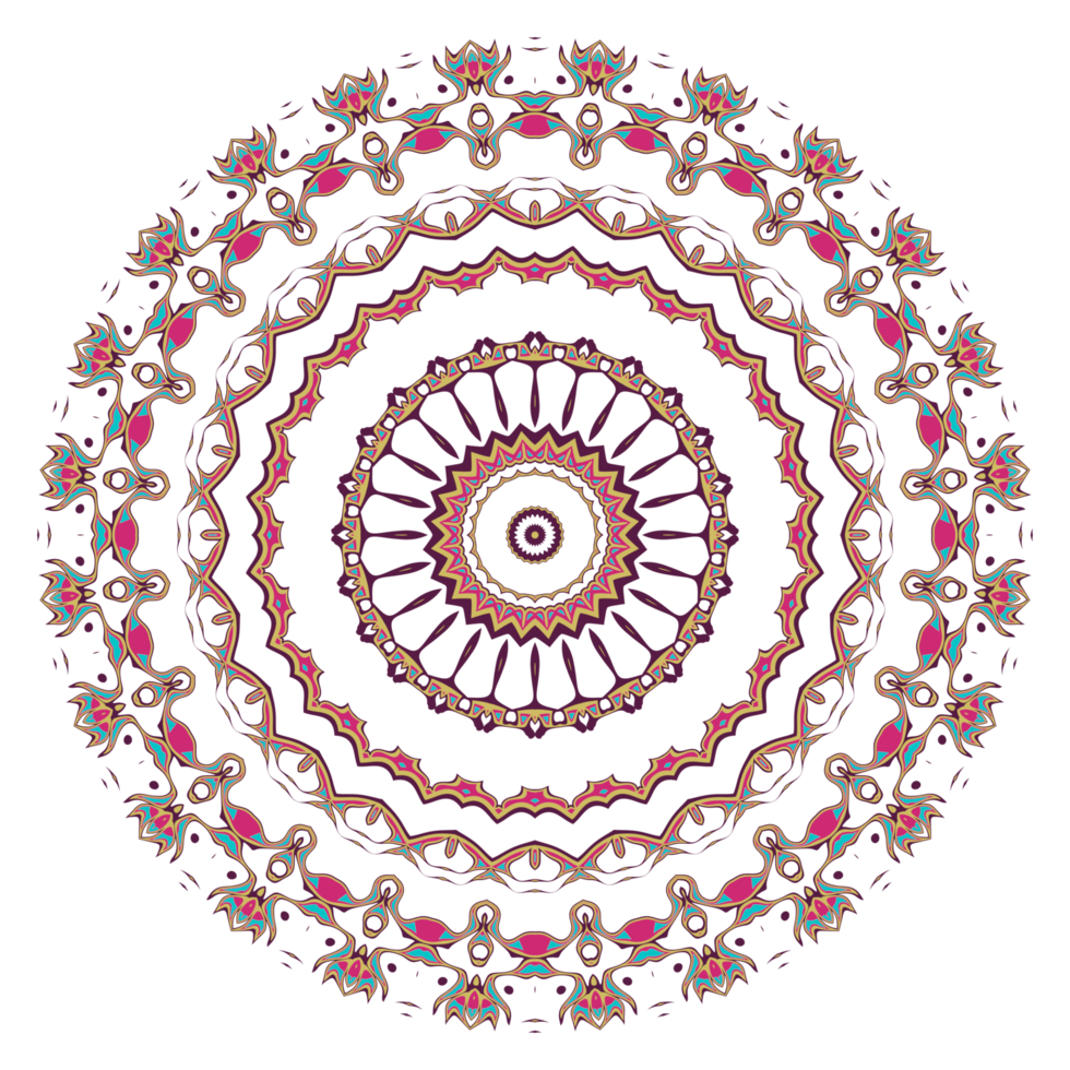 Mandala pattern decoration png