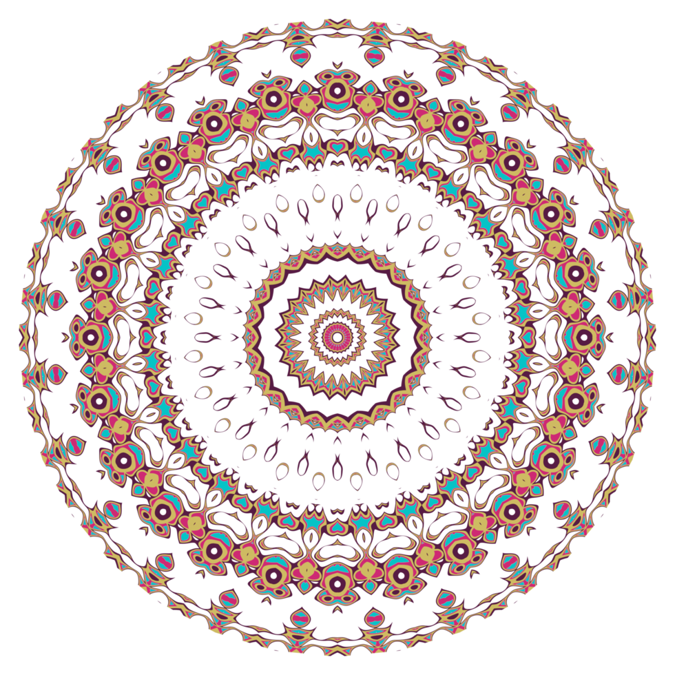 Mandala pattern decoration png